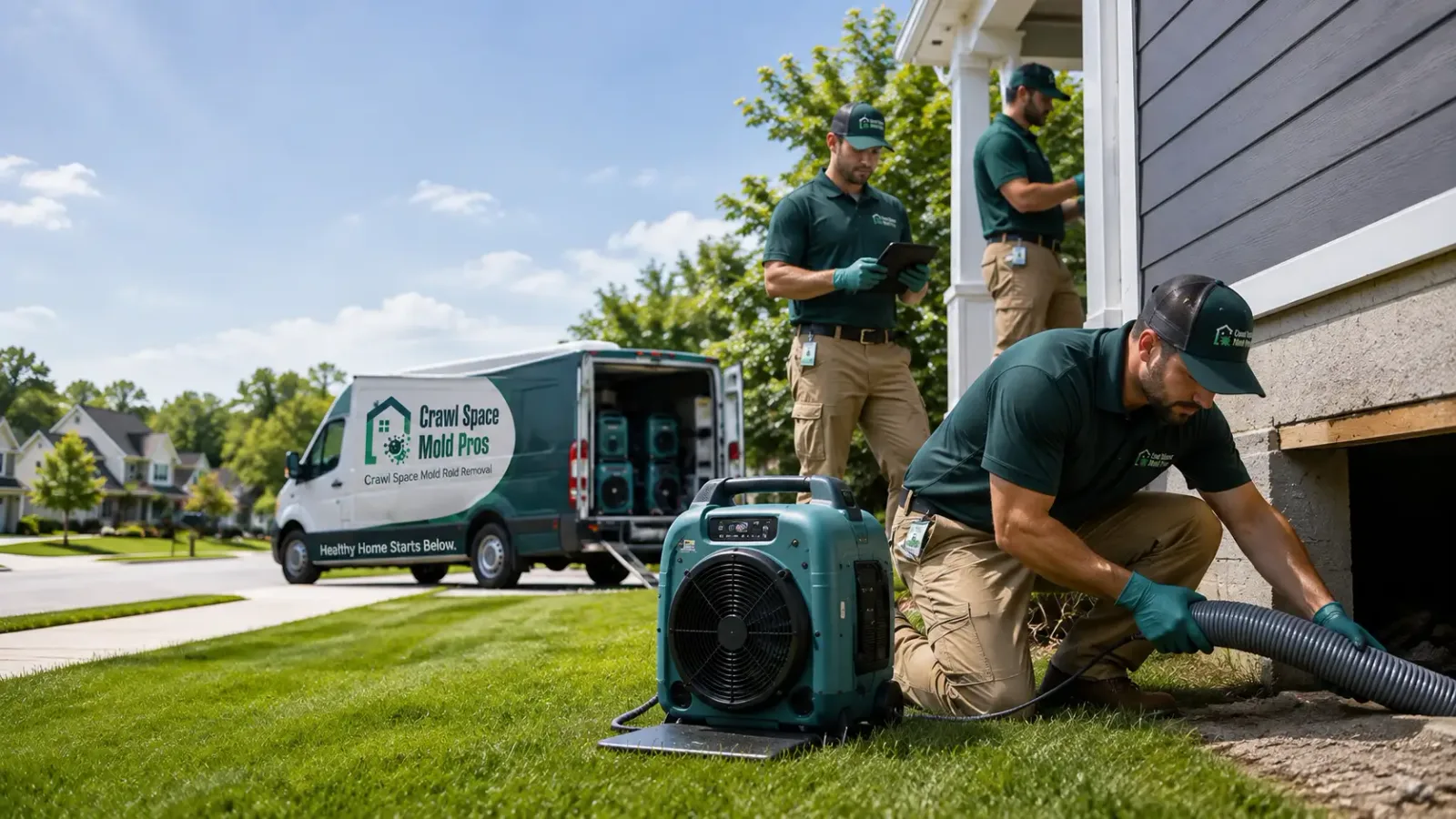 Crawl Space Mold Removal in Briggsdale, CO